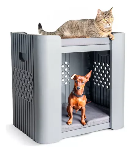 Cama Beliche Caminha Duplex P/ Gatos Acolchoado Premium Pet Stand